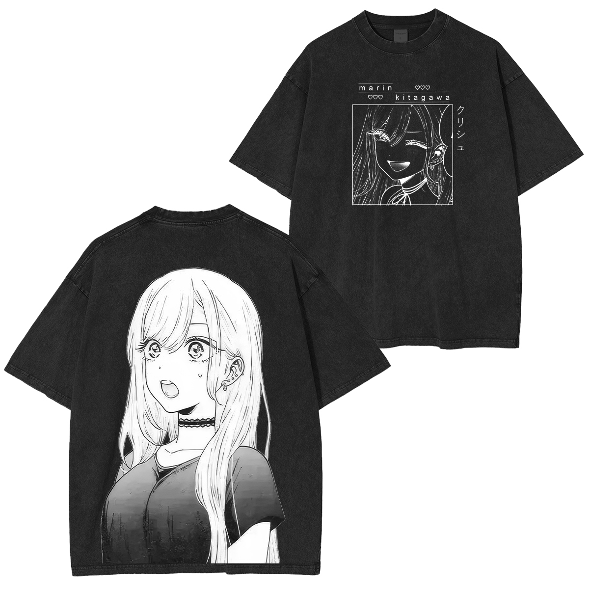 My Dress-Up Darling Marin Kitagawa Printed Unisex Washed T-Shirt