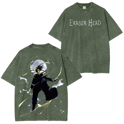 My Hero Academia Eraser Head Unisex Washed T-Shirt