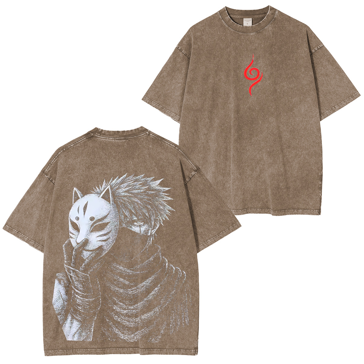 Naruto Kakashi Hatake Unisex Washed T-Shirt