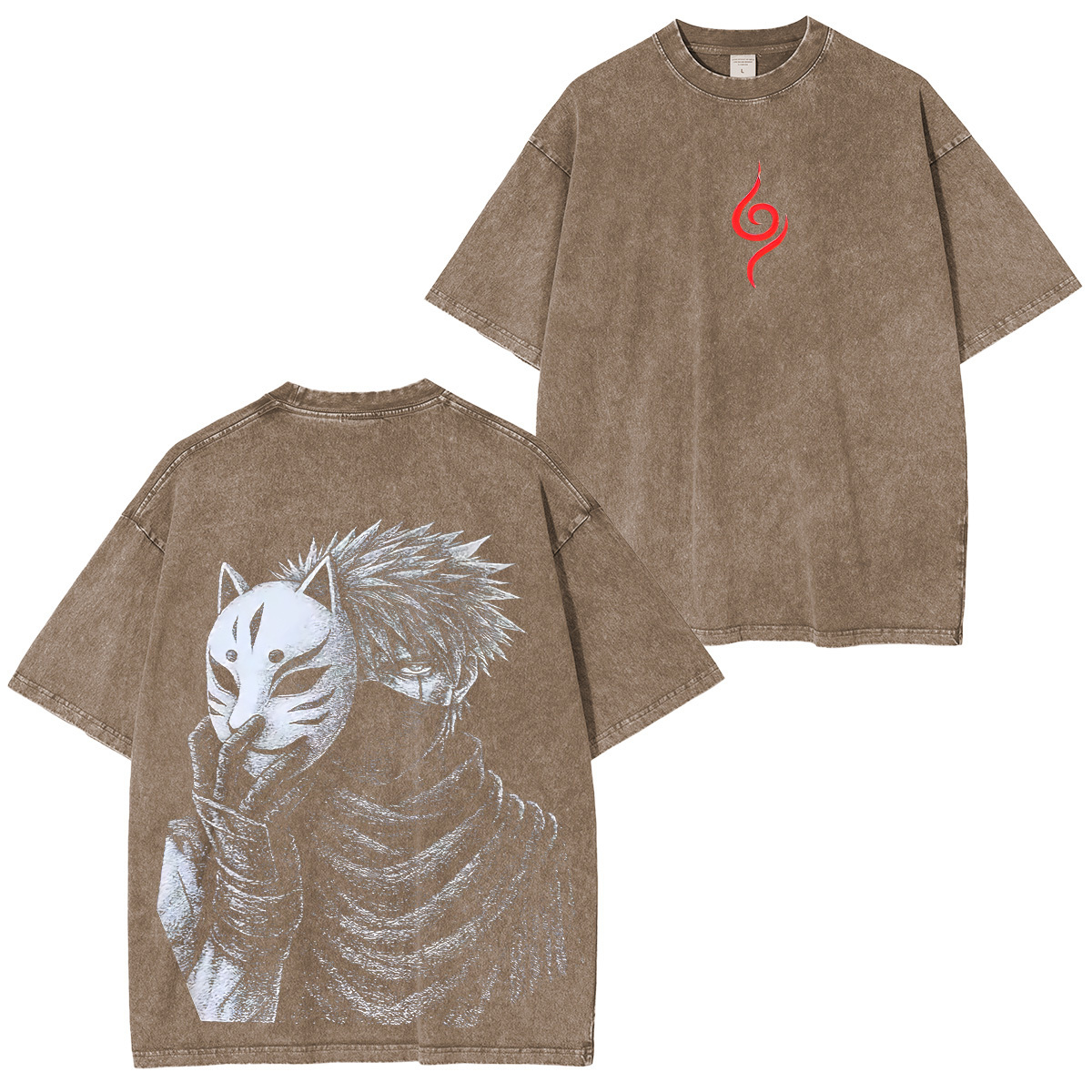 Naruto Kakashi Hatake Unisex Washed T-Shirt