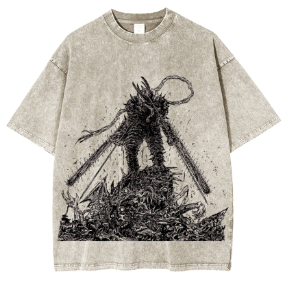 Chainsaw Man Unisex Washed T-Shirt