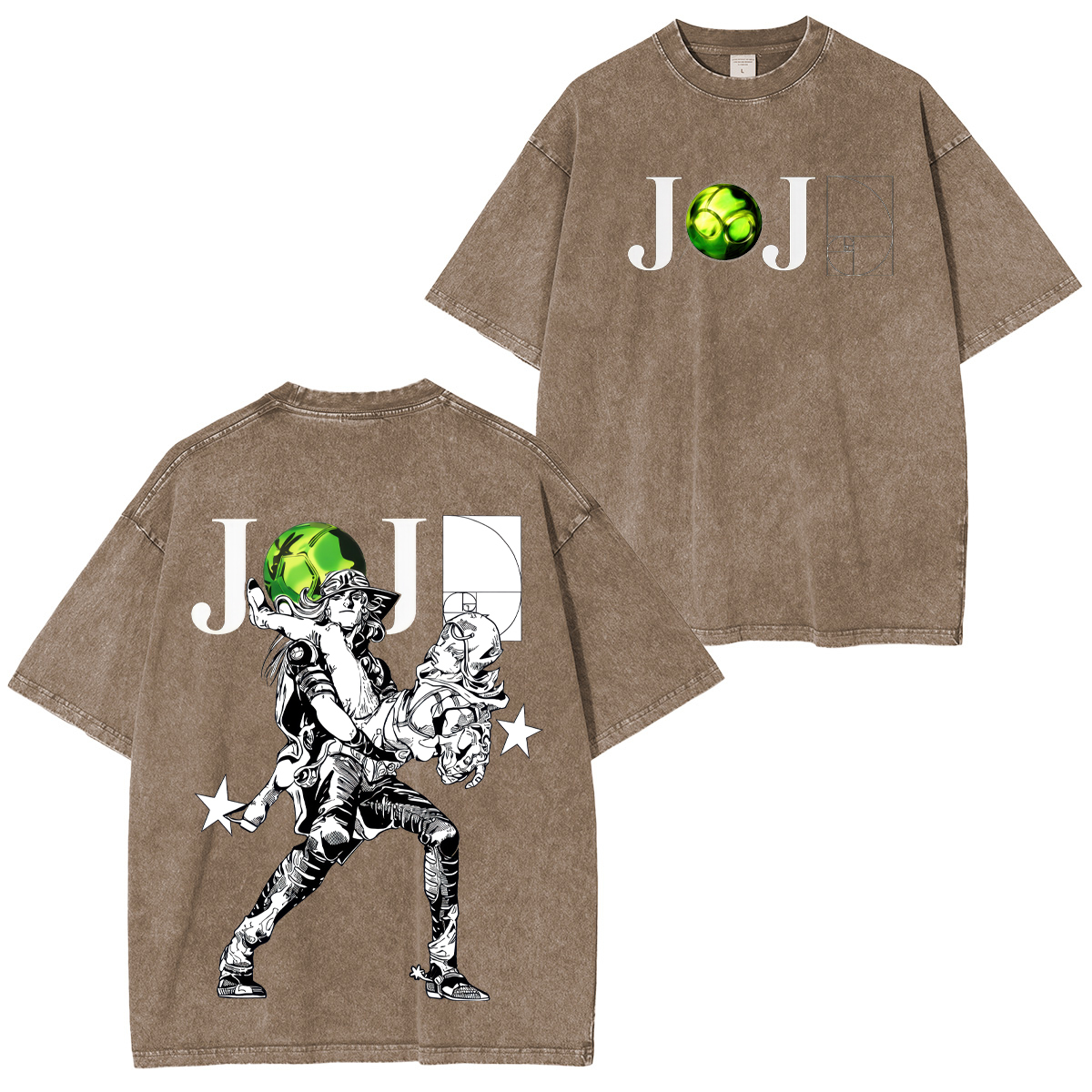 JoJo's Bizarre Adventure: Steel Ball Run Printed Unisex Washed T-Shirt