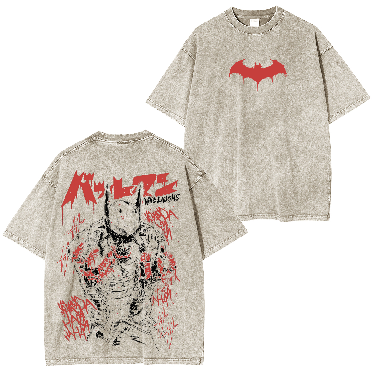 The Batman Who Laughs Printed Unisex Oversized T-Shirt