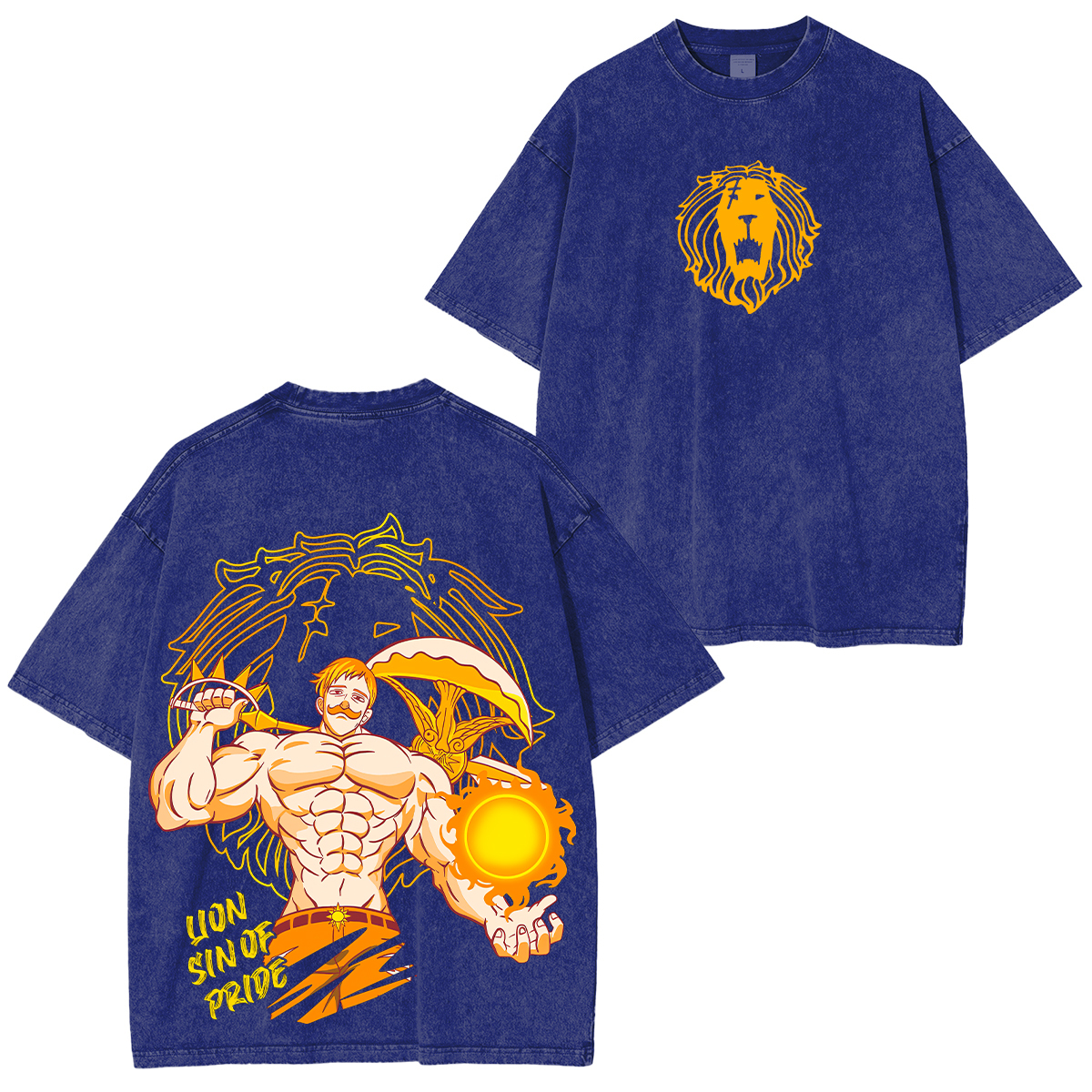 The Seven Deadly Sins Escanor Unisex Washed T-Shirt