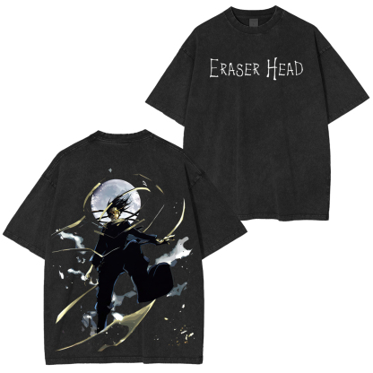 My Hero Academia Eraser Head Unisex Washed T-Shirt