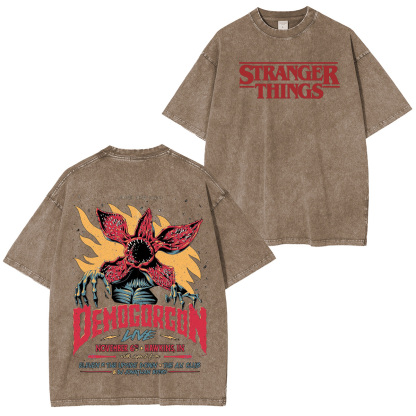 Stranger Things Demogorgon Unisex Washed T-Shirt