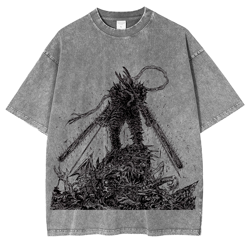 Chainsaw Man Unisex Washed T-Shirt