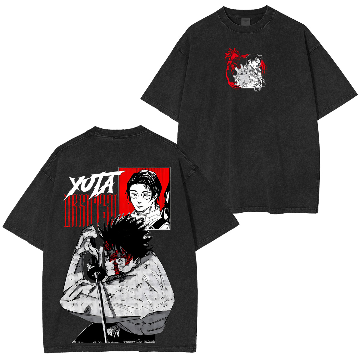 Jujutsu Kaisen Yuta Okkotsu Unisex Washed T-Shirt