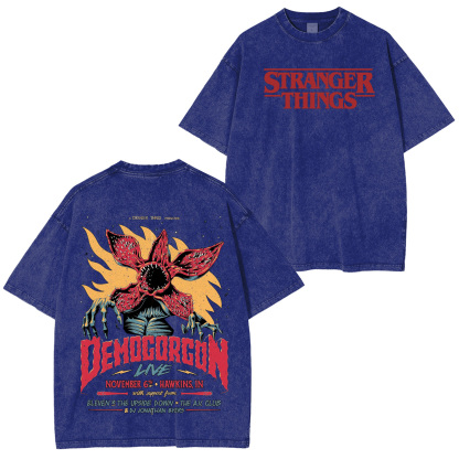Stranger Things Demogorgon Unisex Washed T-Shirt