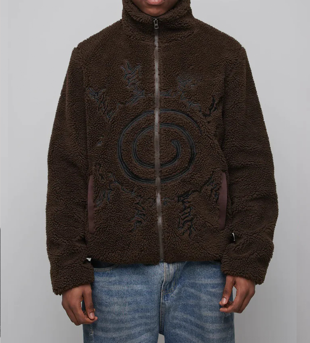 Naruto Wool Zipper Fleece Jacket