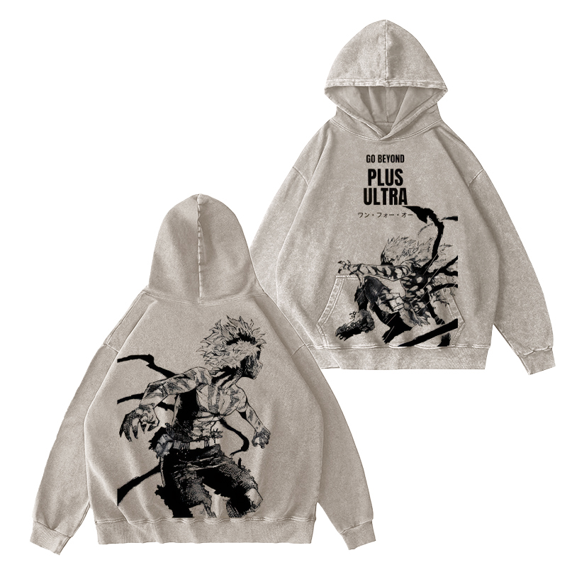 My Hero Academia Katsuki Bakugo Unisex Washed Hoodie