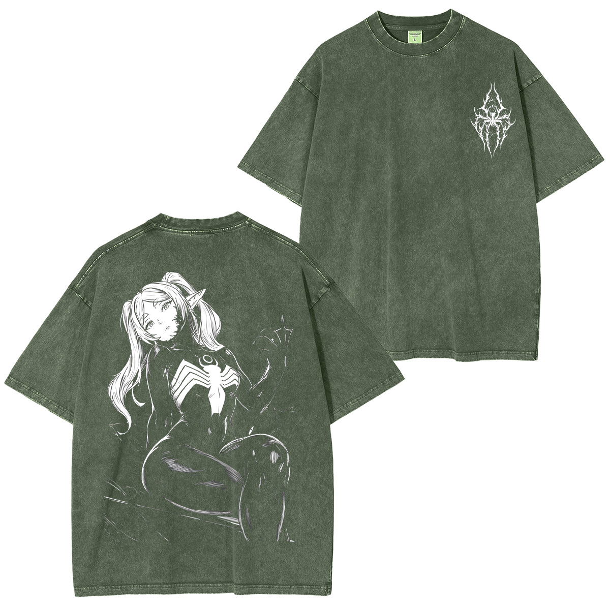 Frieren x Venom Unisex Washed T-Shirt