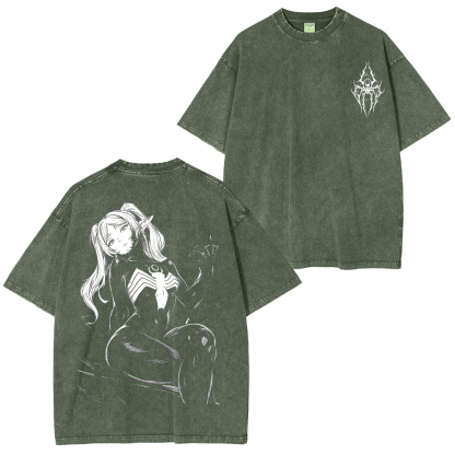 Frieren x Venom Unisex Washed T-Shirt