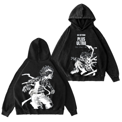 My Hero Academia Katsuki Bakugo Unisex Washed Hoodie