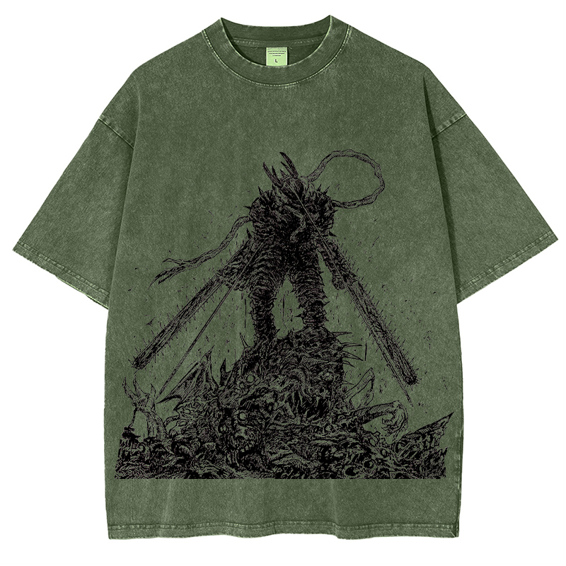 Chainsaw Man Unisex Washed T-Shirt