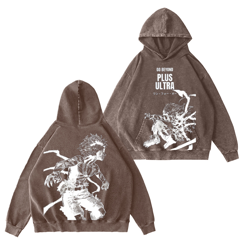 My Hero Academia Katsuki Bakugo Unisex Washed Hoodie