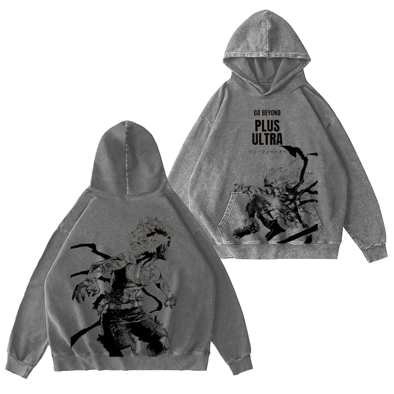 My Hero Academia Katsuki Bakugo Unisex Washed Hoodie