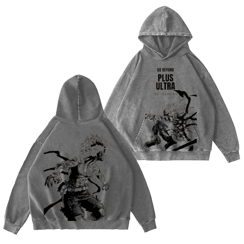 My Hero Academia Katsuki Bakugo Unisex Washed Hoodie