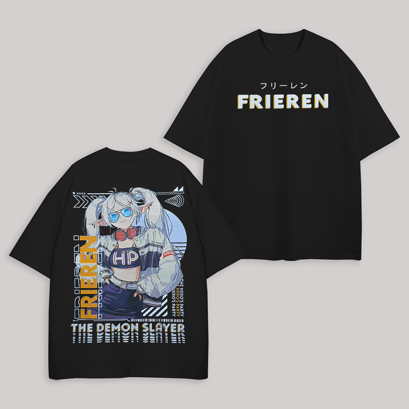 Frieren: Beyond Journey's End Printed Unisex Oversized T-Shirt