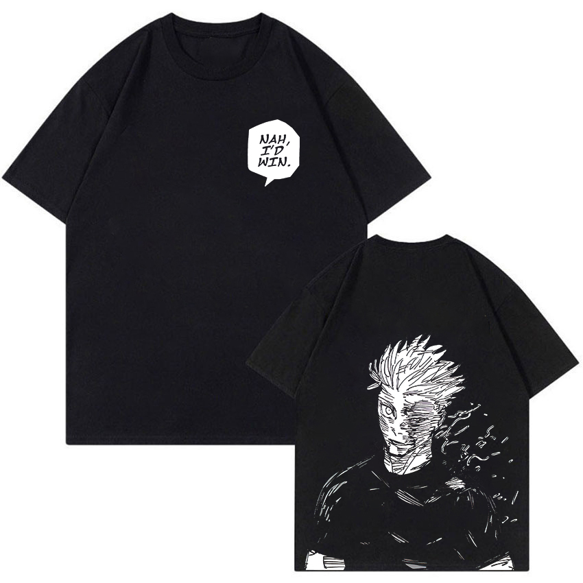 Nah, I'd Win Jujutsu Kaisen Printed Unisex T-shirt