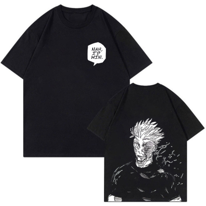 Nah, I'd Win Jujutsu Kaisen Printed Unisex T-shirt