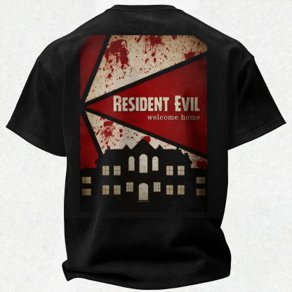 Resident Evil Printed Oversized Unisex T-shirt