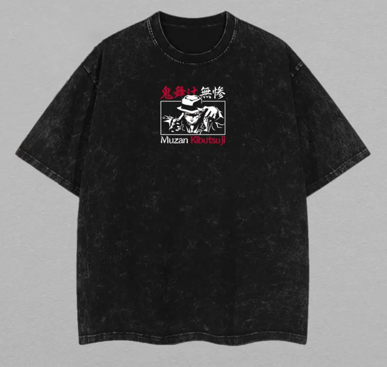 Muzan Kibutsuji Printed Unisex Washed T-Shirt