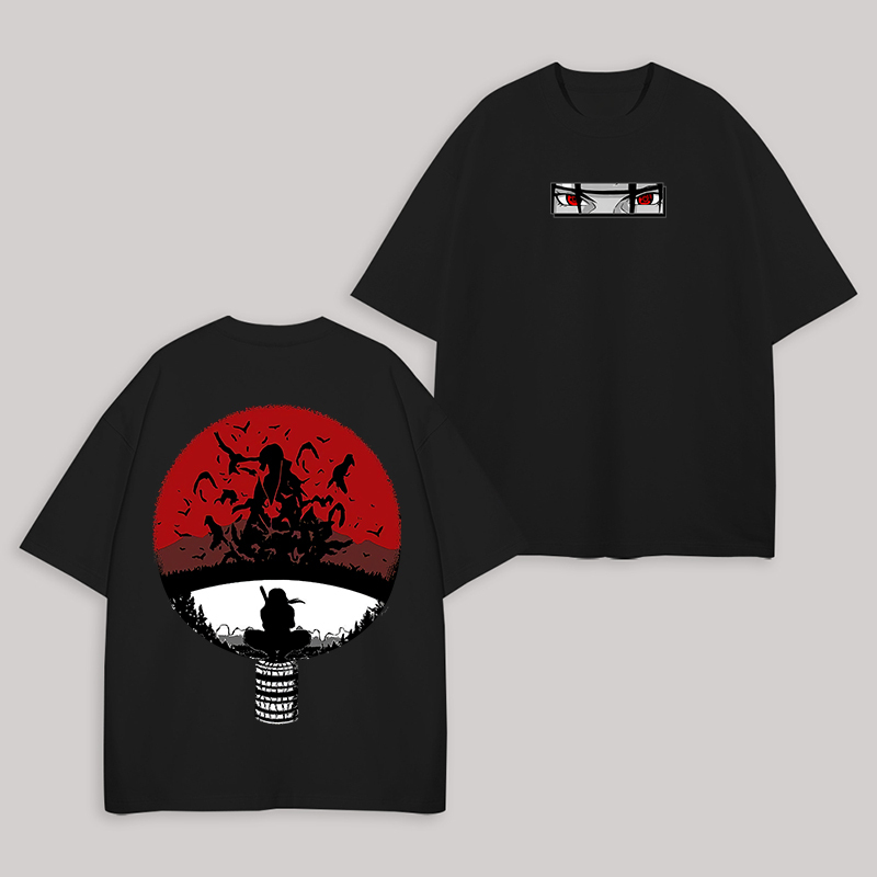 Naruto Printed Unisex Oversized T-shirt