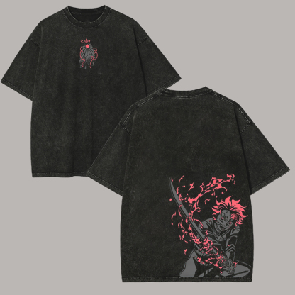 Kamado -Demon Slayer Printed Unisex Washed T-Shirt