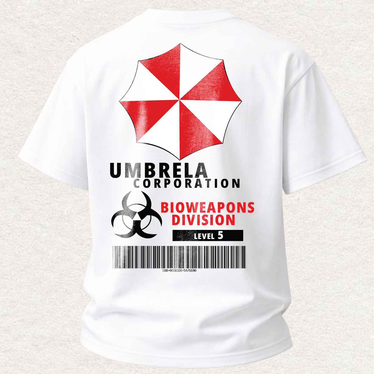 Resident Evil Umbrella Corporation Printed Oversized Unisex T-shirt