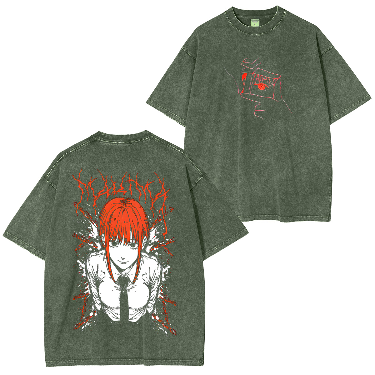 Chainsaw Man Makima Unisex Washed T-Shirt