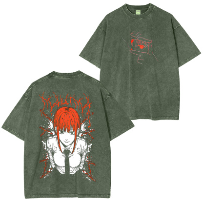 Chainsaw Man Makima Unisex Washed T-Shirt