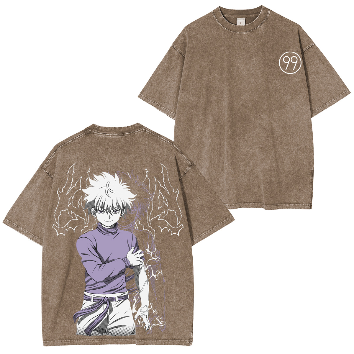 Killua Zoldyck Hunter x Hunter Unisex Washed T-Shirt