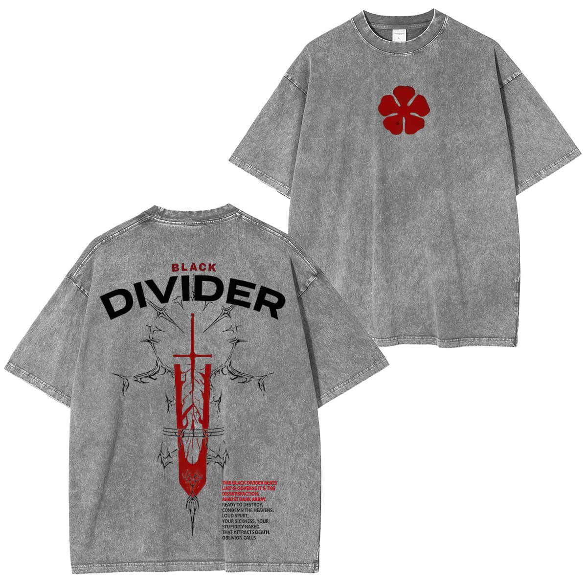 Black Clover Unisex Washed T-Shirt