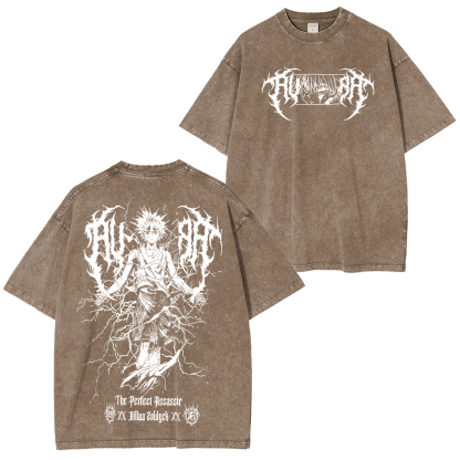 Hunter × Hunter Killua Zoldyck Unisex Washed T-Shirt