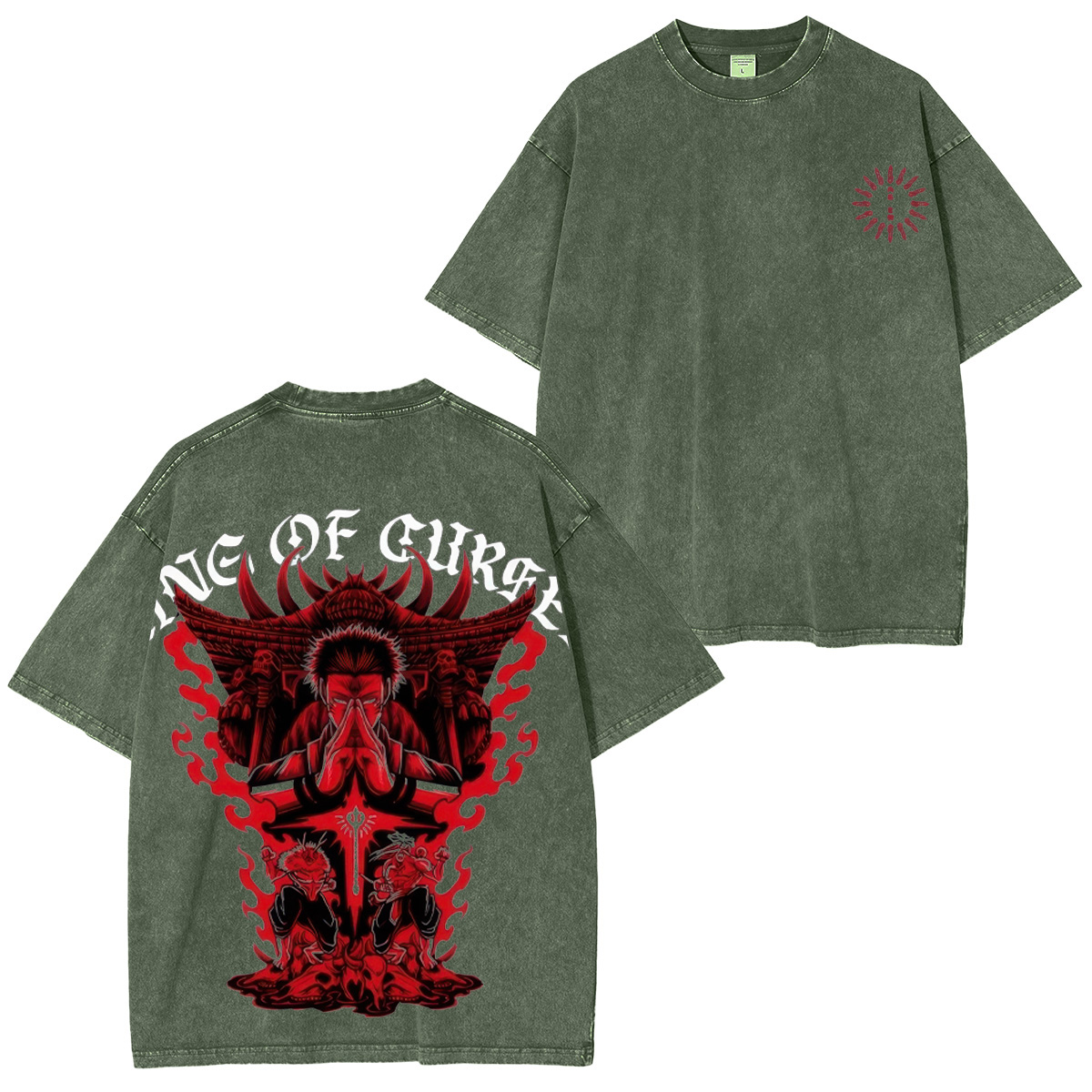 Jujutsu Kaisen The King of Curses Unisex Washed T-Shirt
