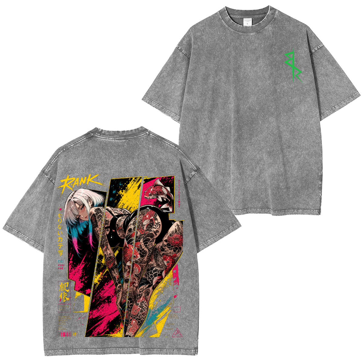 Cyberpunk Printed Unisex Washed T-Shirt