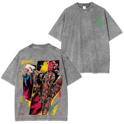 Cyberpunk Printed Unisex Washed T-Shirt