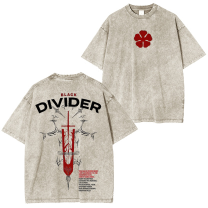 Black Clover Unisex Washed T-Shirt