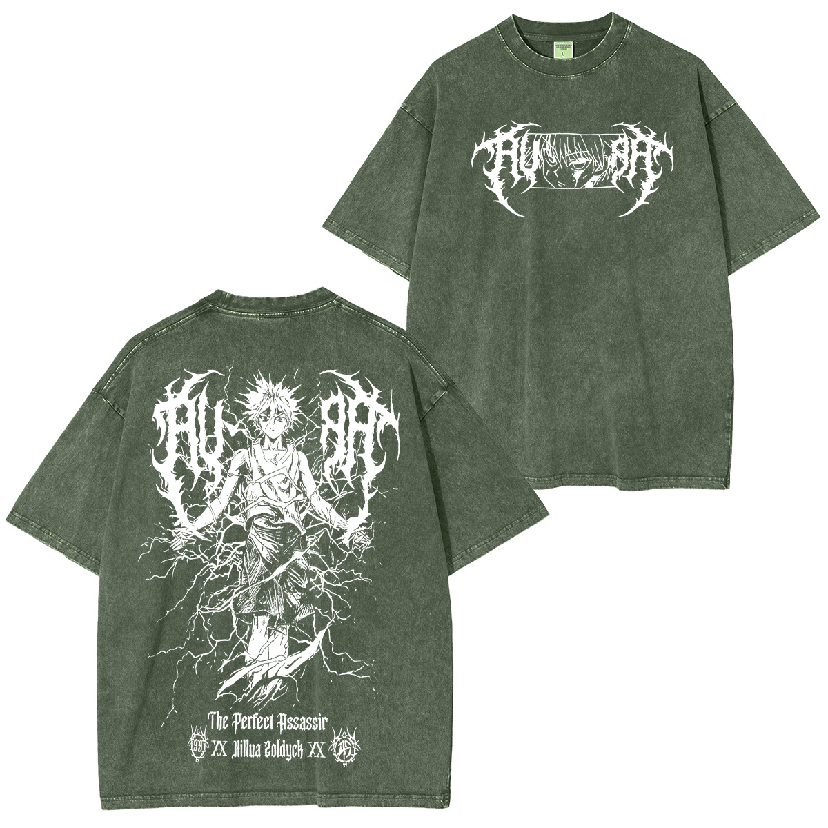 Hunter × Hunter Killua Zoldyck Unisex Washed T-Shirt