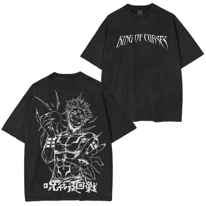 Jujutsu Kaisen King of Curses Unisex Washed T-Shirt
