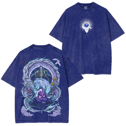 Jujutsu Kaisen Geto Suguru Printed Unisex Washed T-Shirt