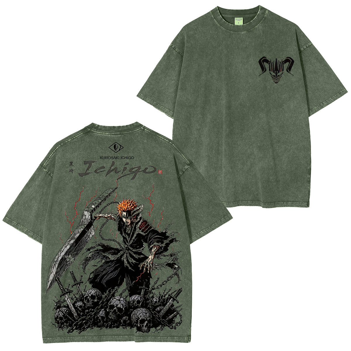 Bleach Ichigo Printed Unisex Oversized T-Shirt