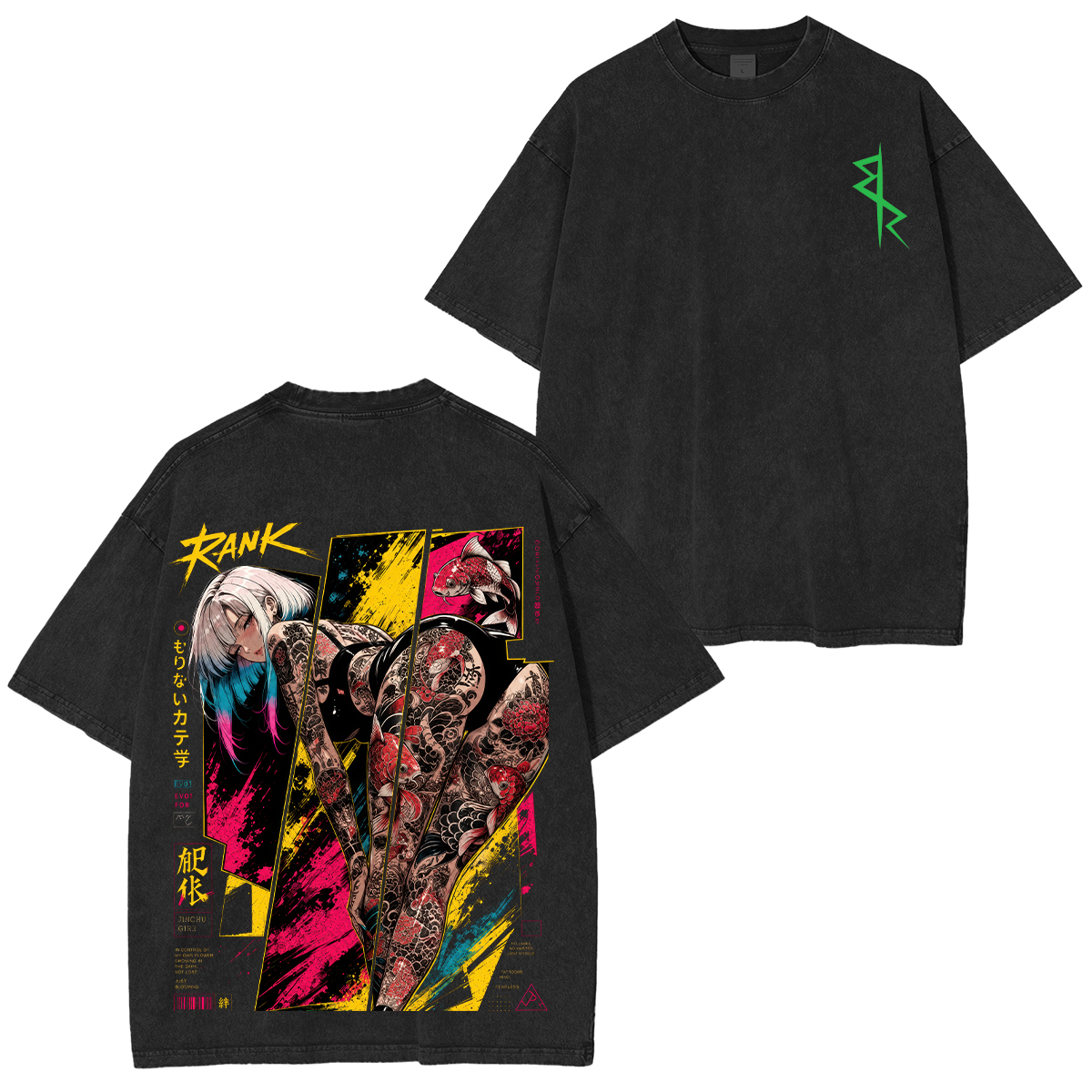 Cyberpunk Printed Unisex Washed T-Shirt