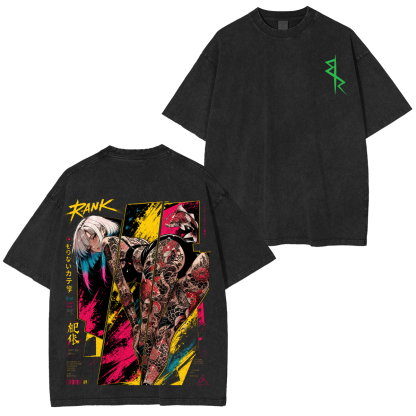 Cyberpunk Printed Unisex Washed T-Shirt