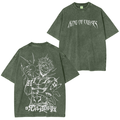 Jujutsu Kaisen King of Curses Unisex Washed T-Shirt