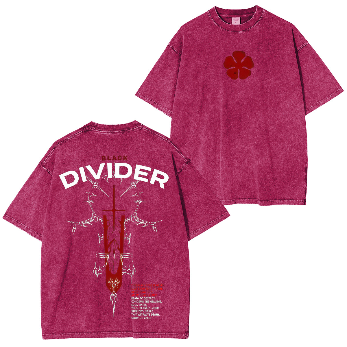 Black Clover Unisex Washed T-Shirt