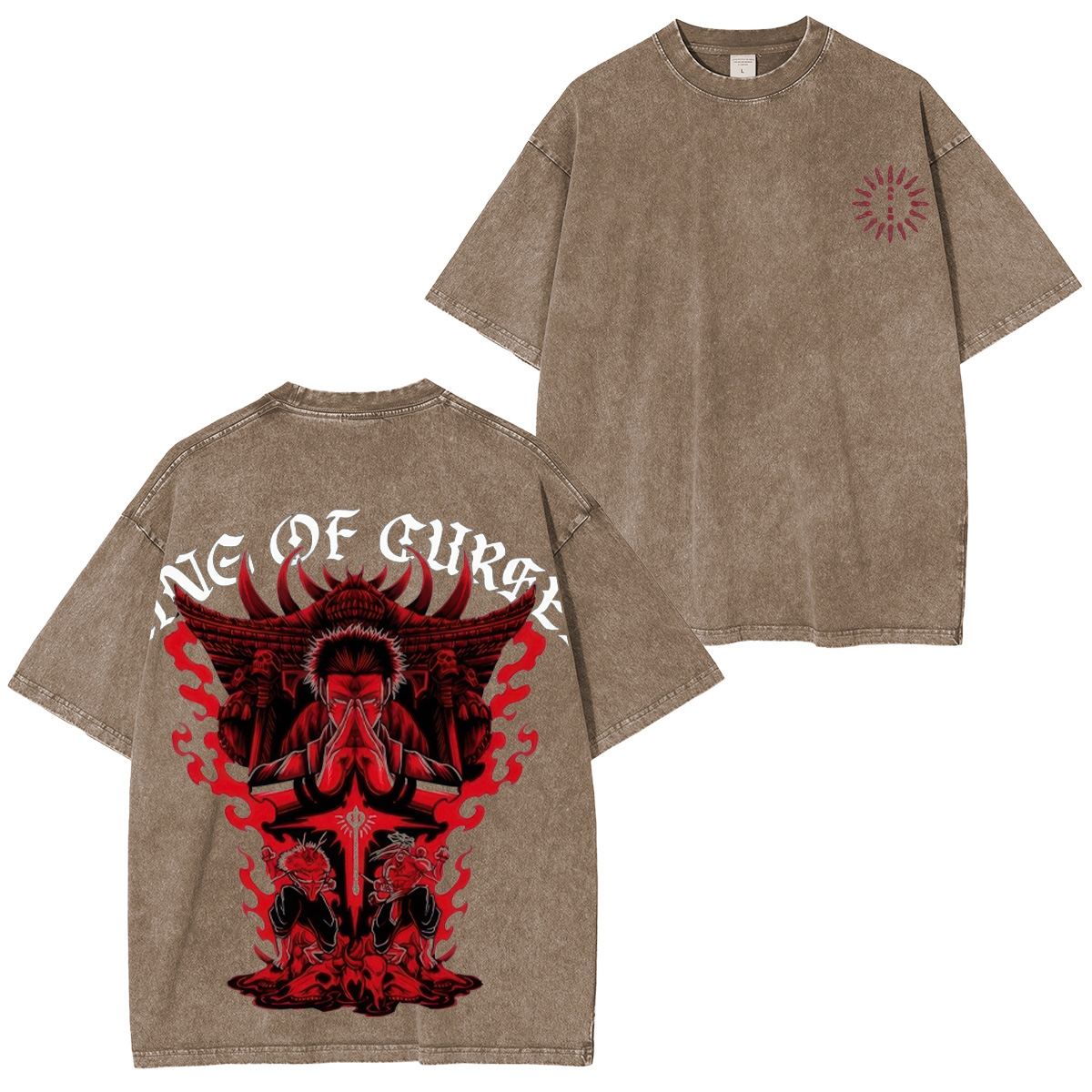 Jujutsu Kaisen The King of Curses Unisex Washed T-Shirt