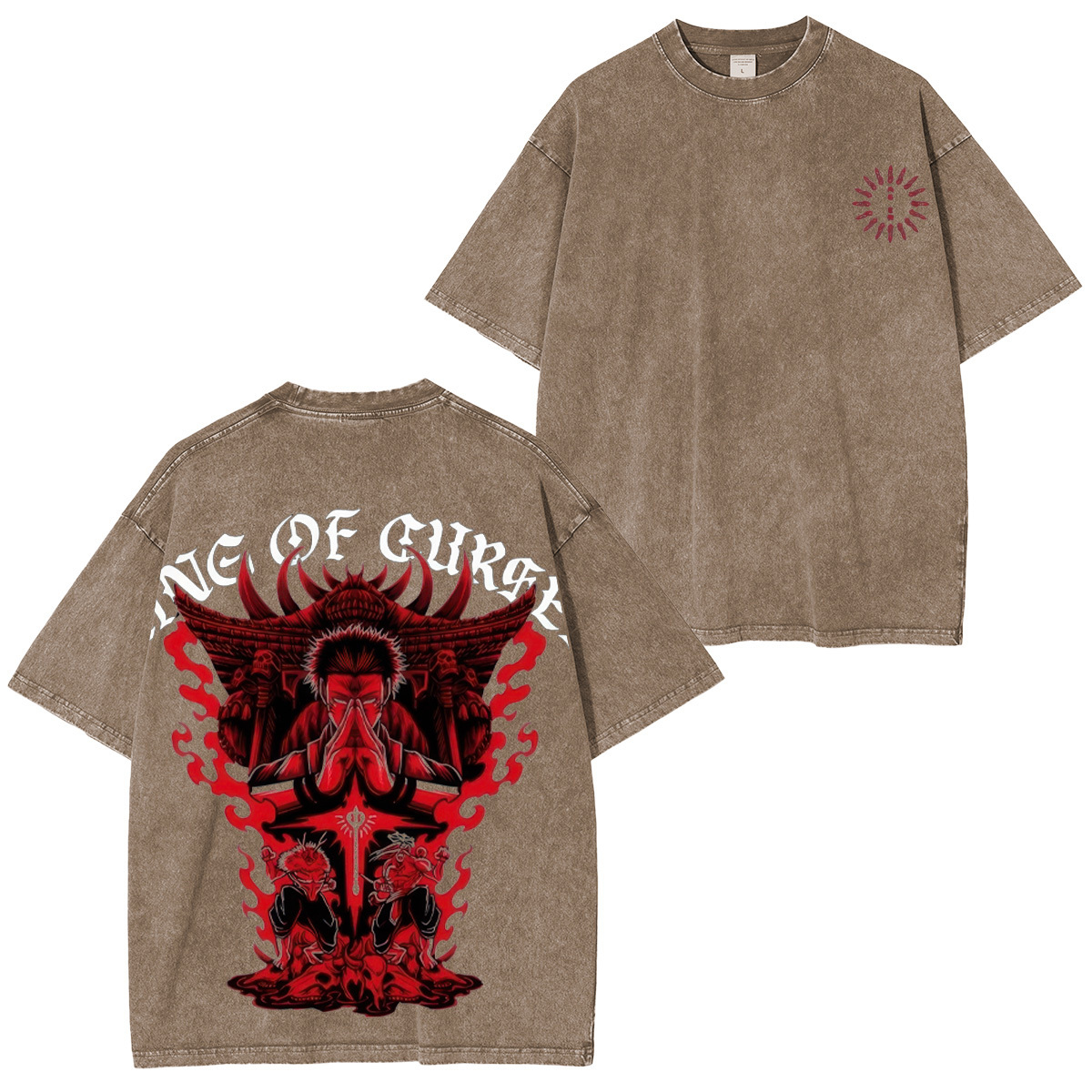 Jujutsu Kaisen The King of Curses Unisex Washed T-Shirt