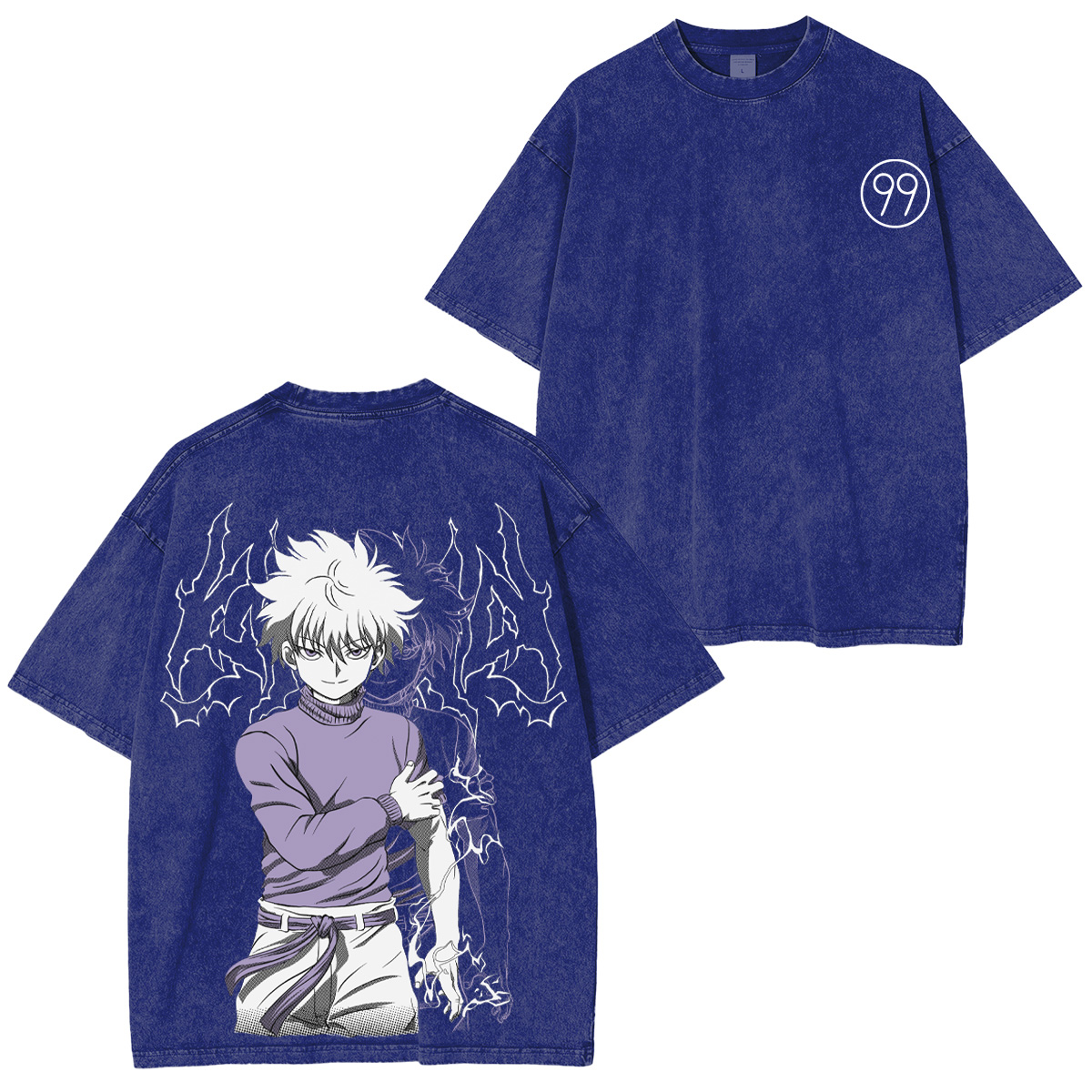 Killua Zoldyck Hunter x Hunter Unisex Washed T-Shirt